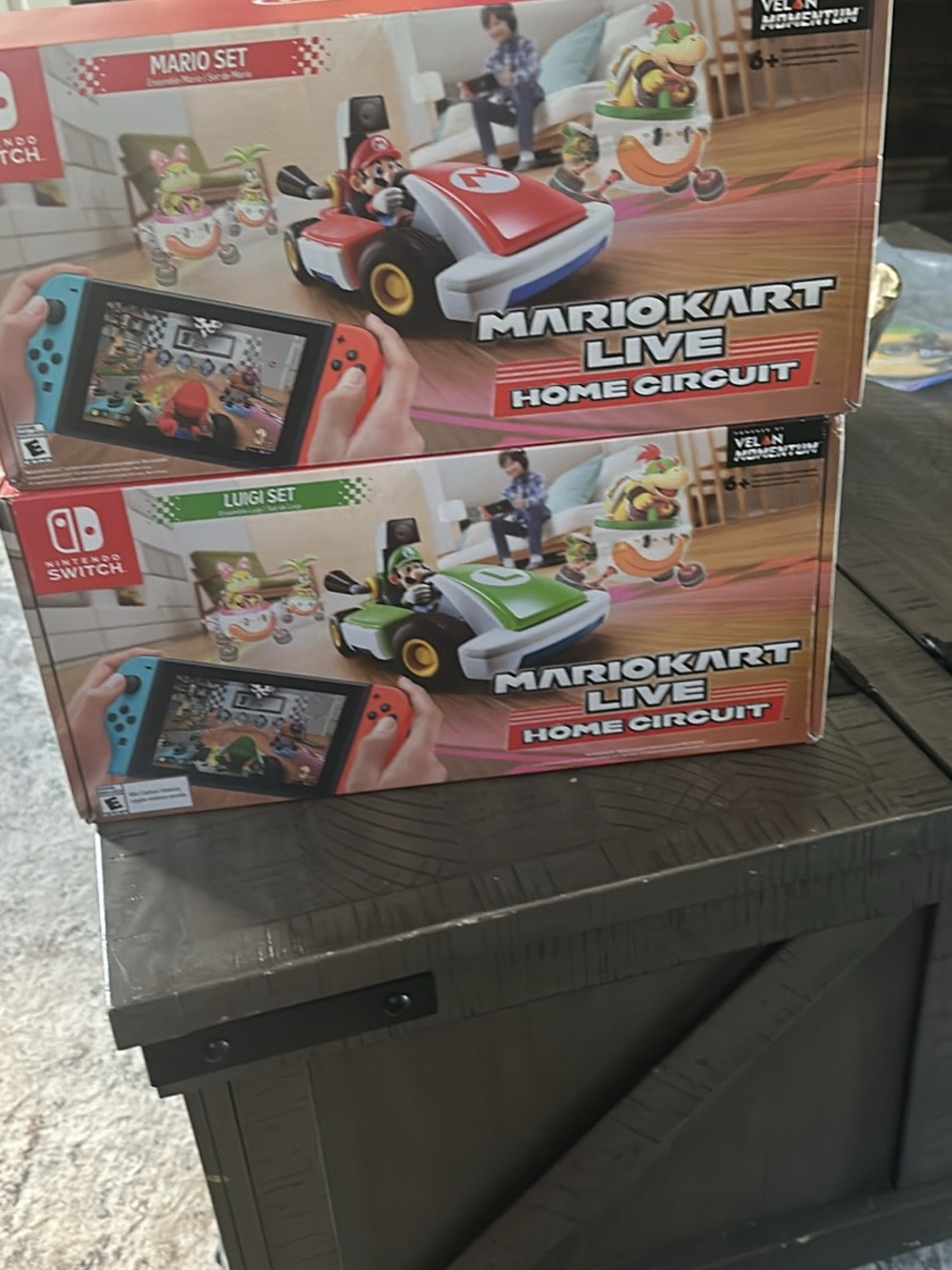 Nintendo Mario Kart Live Home Circuit — Red Mario & Green Luigi Karts